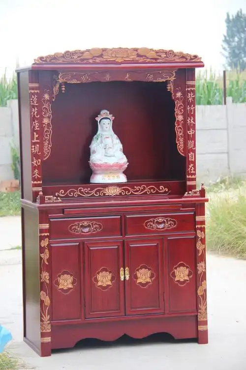 佛龛供台家用 厦门鸿馨佛柜零售
