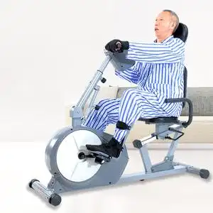 电动康复训练器材脚踏车老人中风偏瘫手腿四肢联动卧式健身自行车
