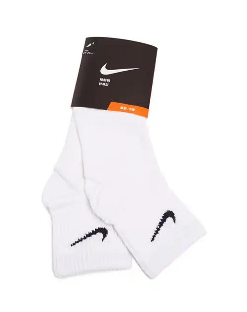 耐克nike-男鞋专场-男子白色运动休闲袜子