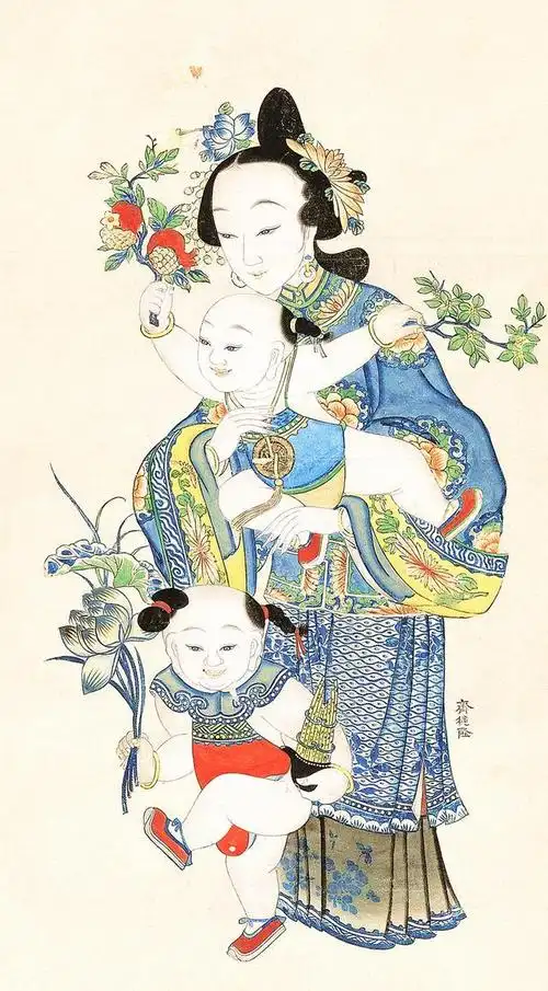 清代古版年画欣赏