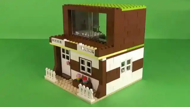 搭建双层别墅大房子,乐高积木moc基础教程
