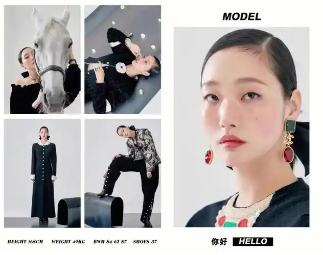 19年初开始制作模特卡,如今4年了前前后后差不多做了几千个模特累积的