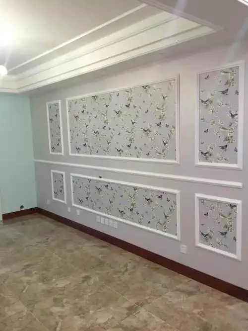 石膏线装修电视背景墙装修师傅建议这样装才漂亮