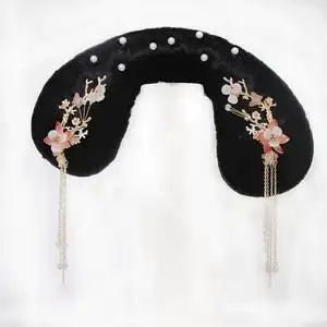 清朝满族宫廷妃子格格旗头如懿传头饰表演演出旗头假发人气皇宫馆