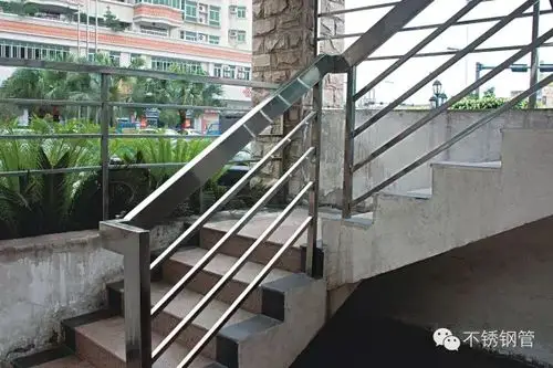 海利304不锈钢方管扶手栏杆