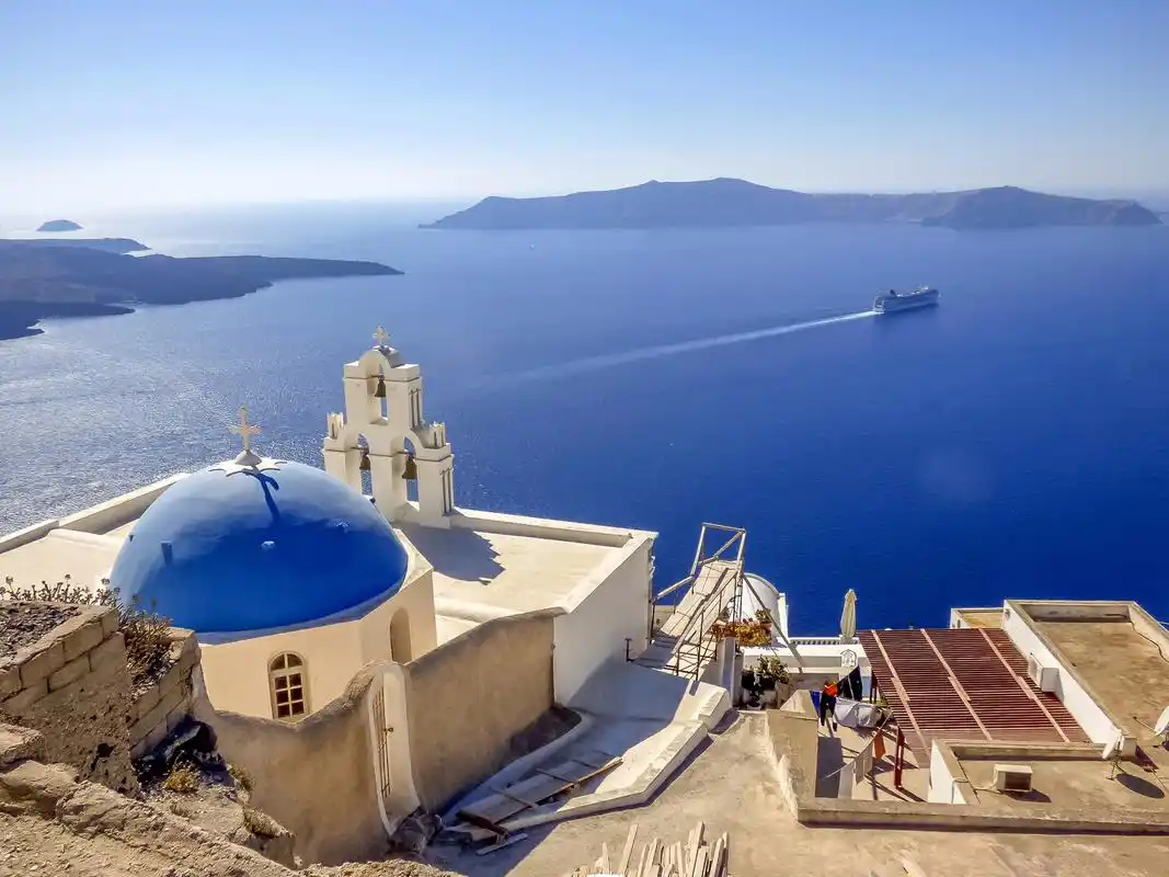 打卡圣托里尼岛,全世界最美的日落的地方,柔美细腻震撼人心