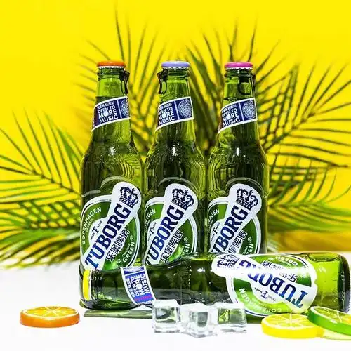 乐堡啤酒新日期 清爽淡味拉格黄啤拉环玻璃瓶装啤酒3.