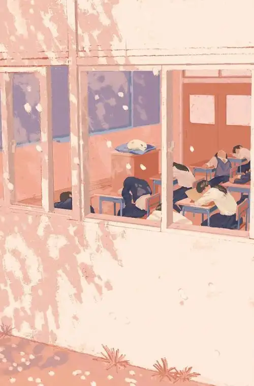 美好正在井然有序的发生着"(南波タケ是日本的人物插画,漫画设计师