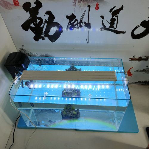 pc透明鱼缸盖鱼缸盖子鱼缸盖板上盖顶盖盖托鱼缸防跳板鱼缸灯定制