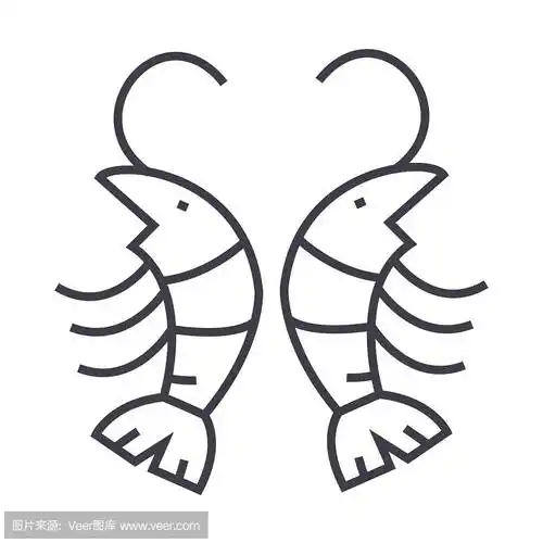 虾的简笔画 虾的简笔画简单又好看