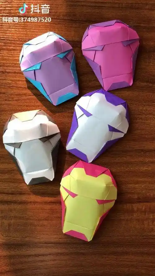 折纸钢铁侠步骤图解