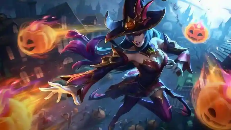 万圣节系列-魅惑女巫辛德拉,今年两个限定了,情人节入了吗_腾讯视频