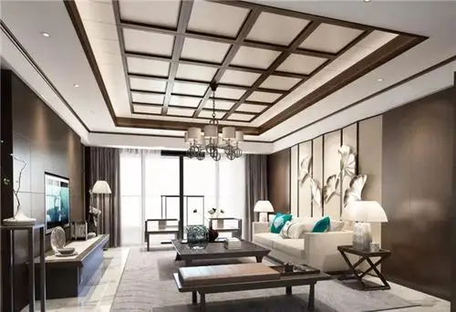上海武峰集成吊顶客厅装修效果图图片