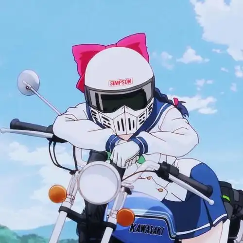 「头像」爆音少女川崎来梦,谜一般的机车女孩