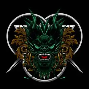 黑色龙衣服图片