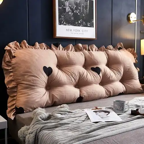 网红ins韩版床头靠垫床上大靠背双i人床可爱靠枕榻榻米软包可拆洗