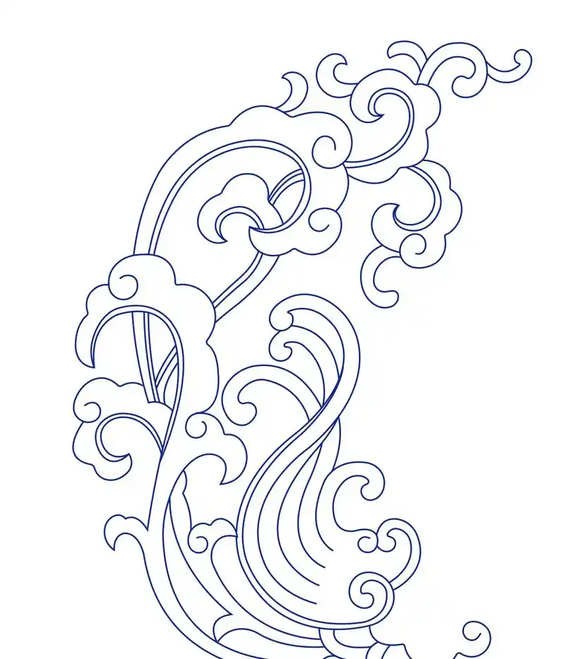 传统图案纹样-凤纹  凤纹,又称凤凰纹,凤鸟纹,是由古代象征吉祥的凤凰