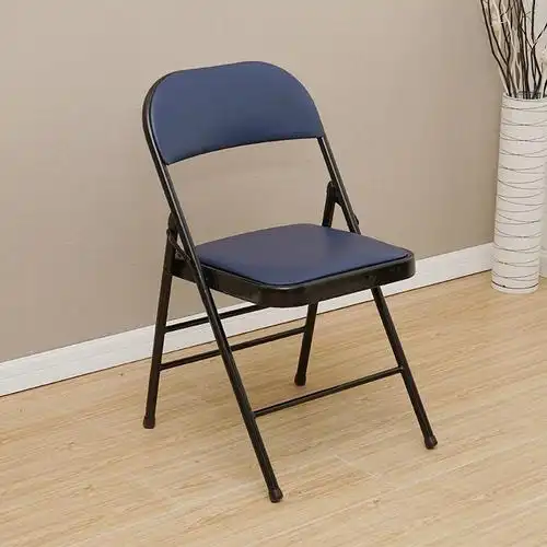 折叠椅子家用餐椅懒人便携休闲凳子背椅宿舍折叠椅