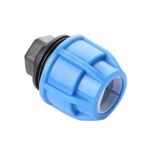 pe快速堵头pe管快速接头活接快接配件免热熔管件20 25 4分