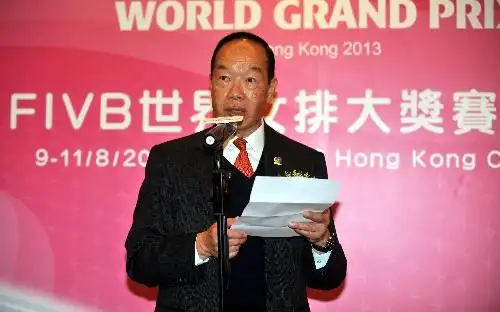 图文香港将举办世界女排大奖赛许晋奎讲话
