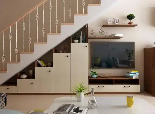 楼梯下斜角柜做法有哪些