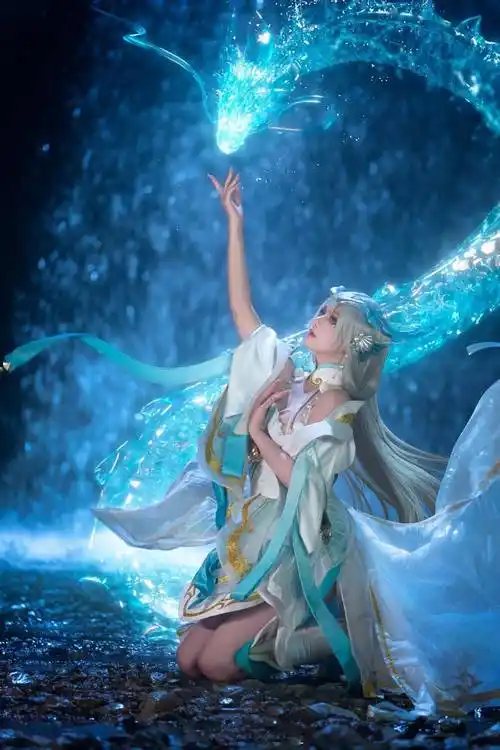 《王者荣耀》西施·游龙清影cosplay_泛电竞