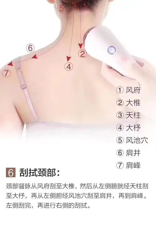 面部刮痧方法附图