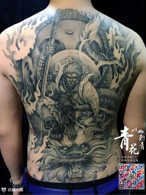 斗战胜佛_纹身图案手稿图片_林子的纹身作品集