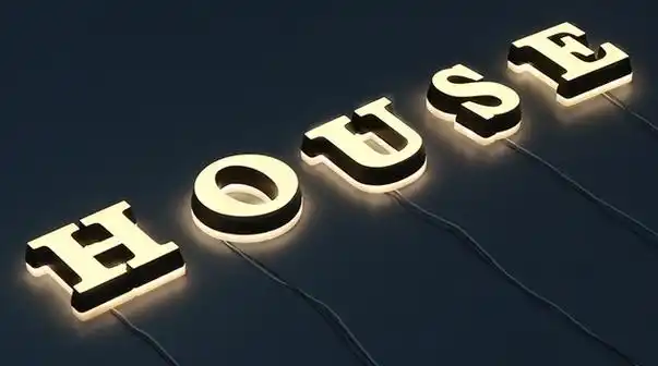 广州led平面发光字招牌门头广告牌不锈钢迷你亚克力无边字定制安装