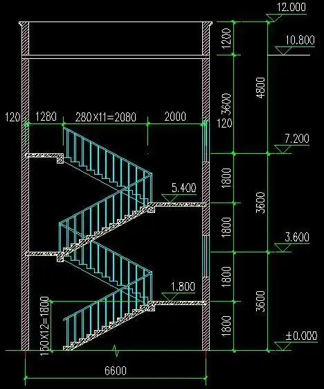 三层楼梯设计图有哪些