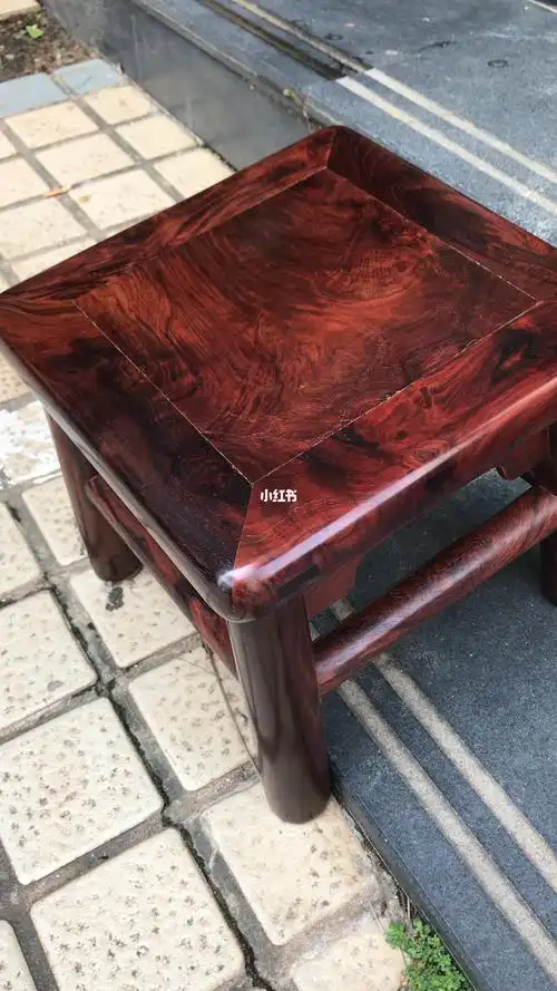 海黄紫油梨方凳