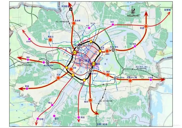 武汉交通规划9号线九号线