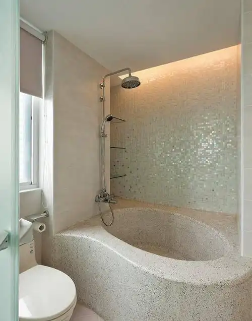 混搭二居卫生间浴缸设计图片