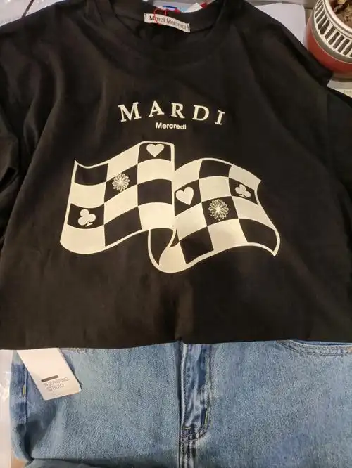 mardi棋盘格短袖