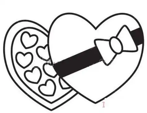 儿童画一盒巧克力的画法教程 巧克力简笔画图片