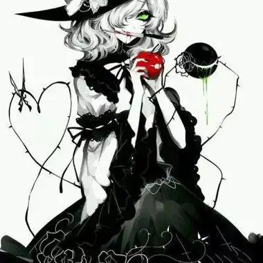 黑暗系女生动漫头像