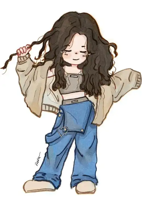 杨紫 复古羊毛卷##pick你的星画手##超话创作官