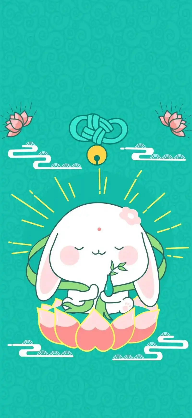 甜兔酱和泥萌兔御守壁纸.#图文伙伴计划 #可爱壁纸 #可爱到 - 抖音