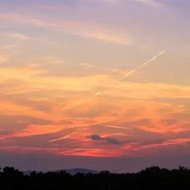 风景头像图片唯美的晚霞落日风景美图