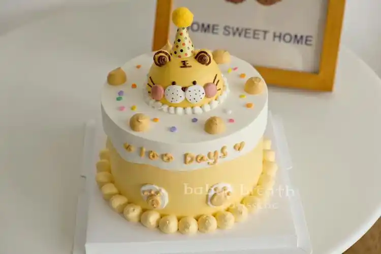 虎宝宝100天蛋糕