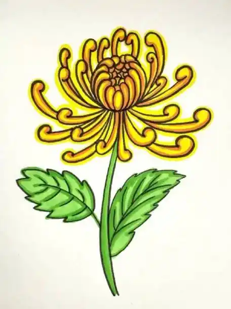 用数字6画菊花,也太简单了#简笔画 #秒懂创意的微博视频