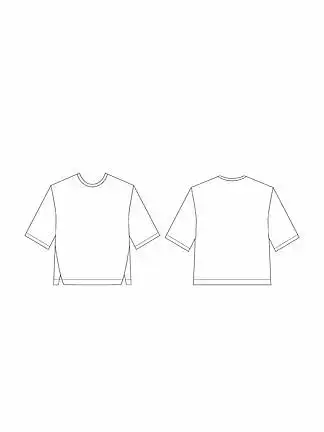 设 /i> i>计 /i>针织 i>短 /i> i>袖 /i> i>圆 /i> i>领 /i>t恤款式图