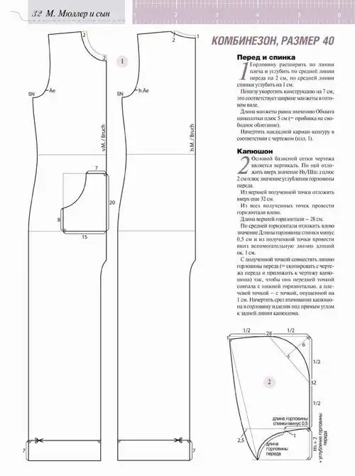 服装设计连体裤内含纸样