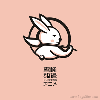 雪枫动漫logo设计