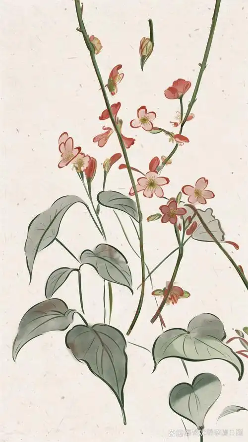 94手绘花草壁纸,清新又唯美91 手绘花草壁纸来啦!