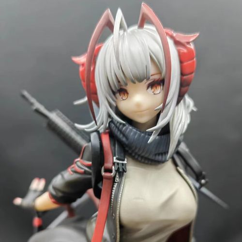 明日方舟w手办达不溜白发红瞳二次元美少女模型动漫游戏国产摆件 现货