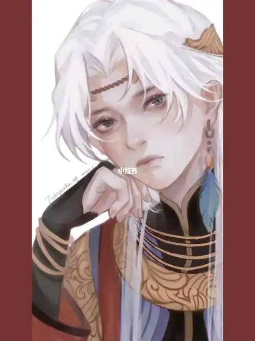 一位娃娘约的尤川哥哥半身稿1