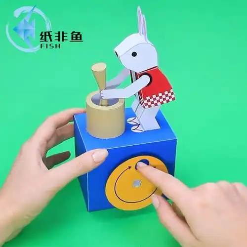 日本创意儿童手工制作鸡折纸书玩具diy幼儿园会动的立体机关剪纸