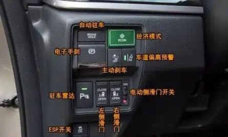 新手学车认识车内按键