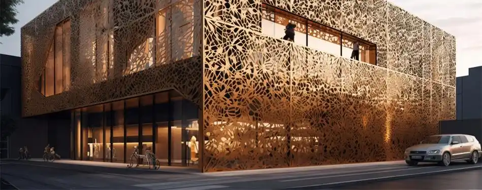 门头造型铝单板加工